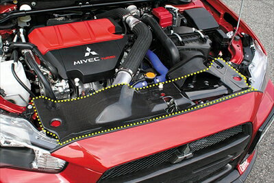 ランサーエボリューション 10 CZ4A BottomLine ラジエタークーリングプレート（カーボン製）