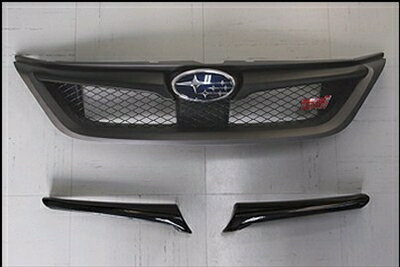 インプレッサ WRX STI GV# C型 4door BottomLine フロントグリルフィニッシャー カーボン製 クリア塗装済み