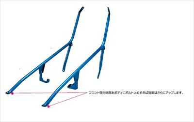 ロードスター NA8C ピラーサイド補強バー 左右セット