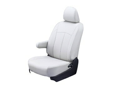 KSP210/MXPA10/MXPA15 ヤリス ヘッドレスト一体型 シートカバー ネオ ライトグレー