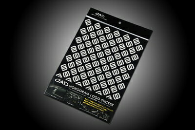 モノグラムロゴステッカー シルバー 1枚