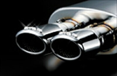 アルファード ANH20/GGH20W DAD LUG POWER MUFFLER LUG-2 タイプ デュアル (φ95×70) グレードS.Z テールエンドスライド調整式 ハーフステンレス 両側出し 取付込