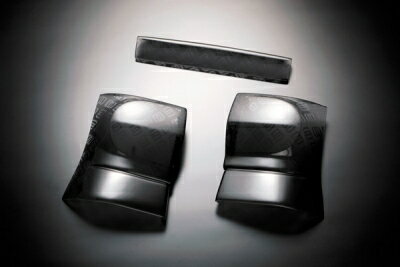 タントEXE/タントEXEカスタム L455S テールランプカバー スタンダードカラー スモーク 取付込