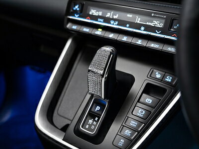 90 ヴォクシーハイブリッド D.A.D クリスタルシフトノブカバー【SB200】 ブラックダイヤ