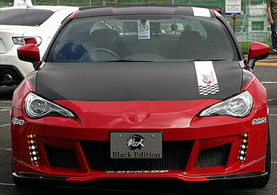 インプレッサ GVB FRONT BUMPER LED DAYLIGHT KIT付 丸穴タイプ 塗装済み