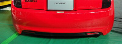 マーチ K12 Version Standard リアバンパー用LED内臓リフレクター レッド