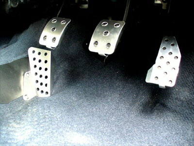 ツイン EC22S アルミペダルセット MT専用設計 取り付けドライバー：付き