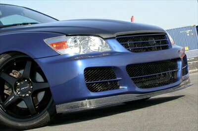 アルテッツァ ダンガンレーシングフロントバンバー専用リップスポイラー (FRP) 塗装取付込