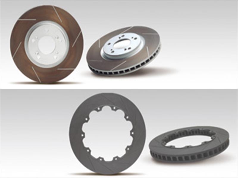 レガシィセダン B4 BL9 ブレーキディスクローター リア 2.5i SI Cruise用 FCR FS Type 【スリット6本】