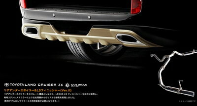 LAND CRUISER ZX URJ202W 専用ダブル出しマフラー