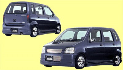 MC11S.21S WAGON R 前期 CHROME HEART サイドスカート（ネット付） 塗装済み