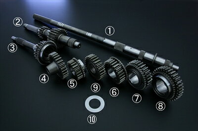 シルビア S13 SR20DET FR用 レーシングスペック5速クロスミッション 補修パーツ 2速ギア