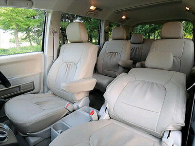 ランサーセディアワゴン CS5W Dotty シートカバー LUXUR VIP ヘッドレスト 標準形