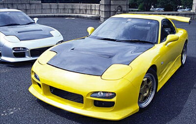RX-7 FD3S HELL CAT SPEC R エアロボンネツト（カーボン)