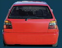 VW GOLF III Rear Bumper GOLF4 Look without license plate cutout