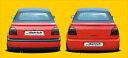 VW GOLF III Rear Bumper GOLF4 Look