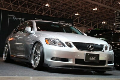 LEXUS GS GRS/UZS/GWS19＃ 前期 escalation フロントスポイラー カラー：ブラックカーボン 取付込