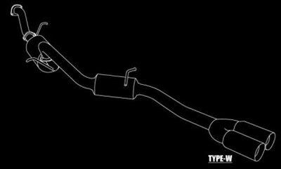 CHEVROLET AVALANCHE 1500 2002-2006 ウルトラパフォーマンスマフラー タイプW