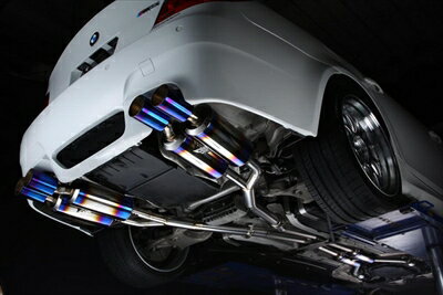 BMW M5 FULL POWER EXHAUST SYSTEM TITAN Mエンブレム グラデーション