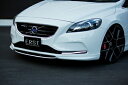 VOLVO V40 MB FRONT LIP SPOILER 塗装取付込(2)