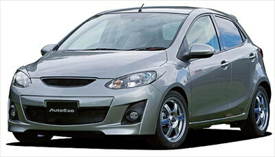 Demio DE-04 フロントバンパー＆グリル（全車） 塗装取付込