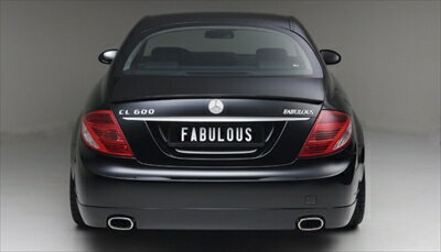 MERCEDES BENZ CL-class 216 REAR BUMPER SPOILER 塗装済み