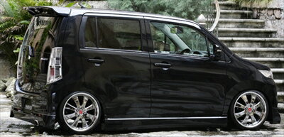 VARIOUS WAGON R STINGRAY MH23S REAR WING 塗装取付込