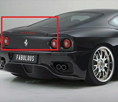 FERRARI 360 MODENA F1 REAR WING FRP 塗装取付込