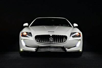 Maserati Quattroporte 「Front Bumper Spoiler」（LED Daylamp 付属） 塗装取付込