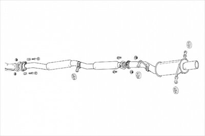 POWER Getter マフラー インプレッサ WRX アプライドモデルA/B/C GC8