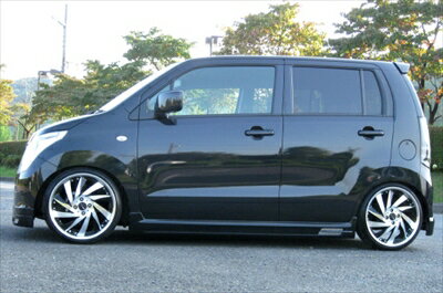 ワゴンR MH23S K-01 サイドステップ 塗装取付込