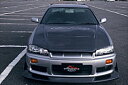BNR34 スカイライン GT-R フルカーボンエアロボンネット クリア塗装済み