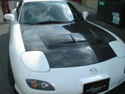 FD3S RX-7 エアロボンネット FRP 塗装取付込