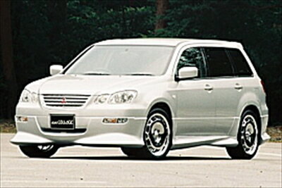 CU2W/4W エアトレック 初期 NA サイドステップ＆ドアスパッツ 塗装取付込