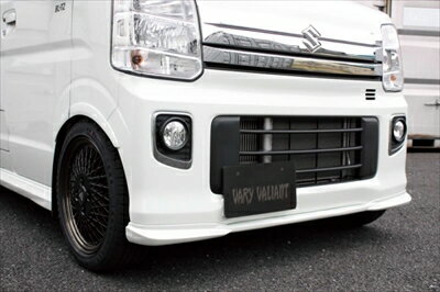 エブリイワゴン DA17W フロントリップスポイラー 塗装取付込