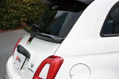 アバルト 595 ゲートスポイラー 綾織りカーボン