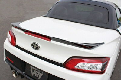 コペン GR SPORT LA400K トランクスポイラー 平織【納期3ヵ月前後】 クリア塗装済