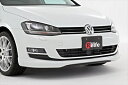 VW GOLF 7 TSI フロントリップスポイラー (ウレタン製) フロントスプリッター (カーボン製)付 塗装済み(2)