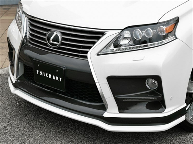 LEXUS RX 後期 フロントスポイラー 塗装済 mono-tone WetCarbon+FRP製 ブラック （212） 取付込