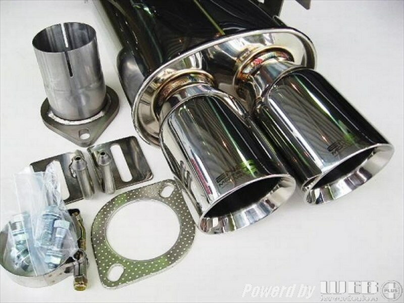 BMW 3シリーズ E46 エナジーモータースポーツマフラー Ver2 両側4本出し 取付込