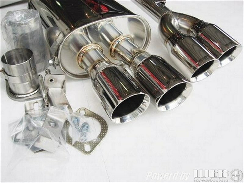 BMW 5シリーズ E60/61 エナジーモータースポーツマフラー Ver2 両側4本出し 取付込