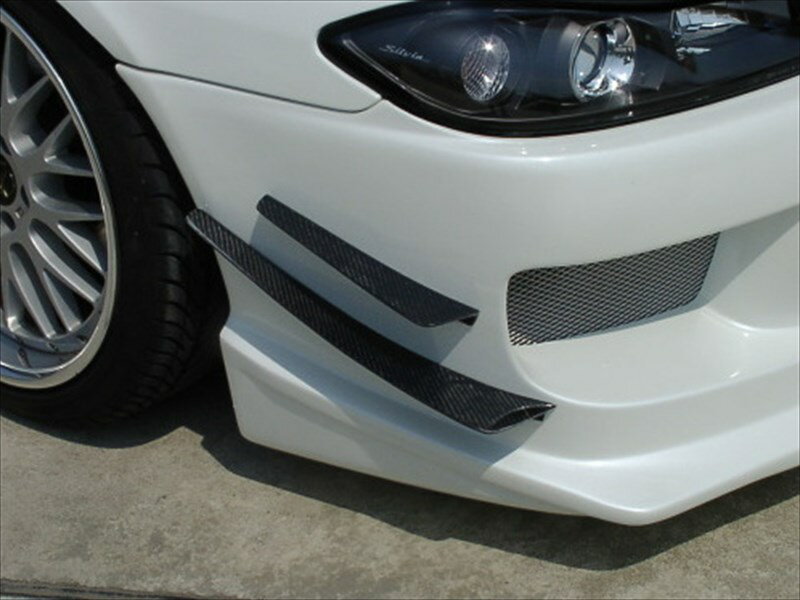 シルビア S15 Type3 専用カーボンカナードツイン クリア塗装済み