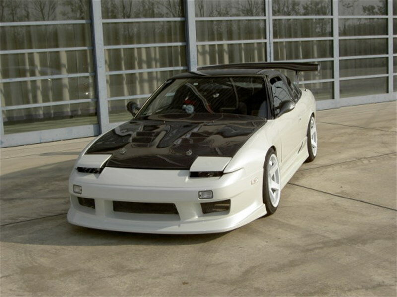 180SX Type1 フロントバンパー 塗装取付込