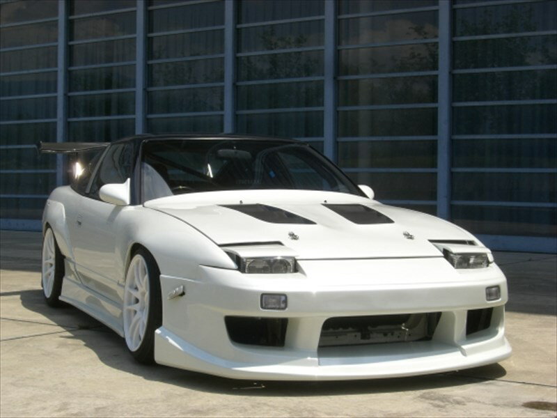 180SX Type2 フロントバンパー 塗装取付込