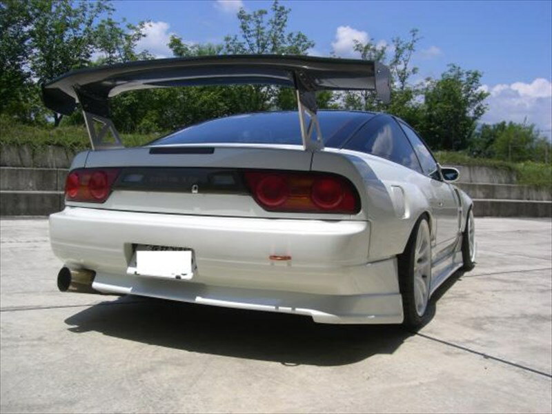 180SX Type1 リアバンパー 塗装取付込