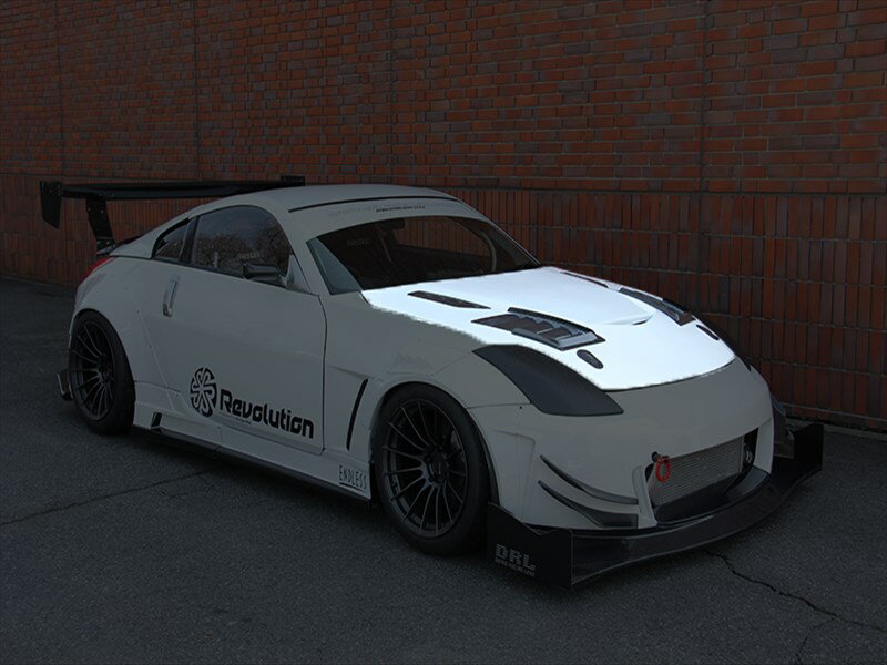 フェアレディZ Z33 前期/後期 エアロボンネット タイプ2 FRP