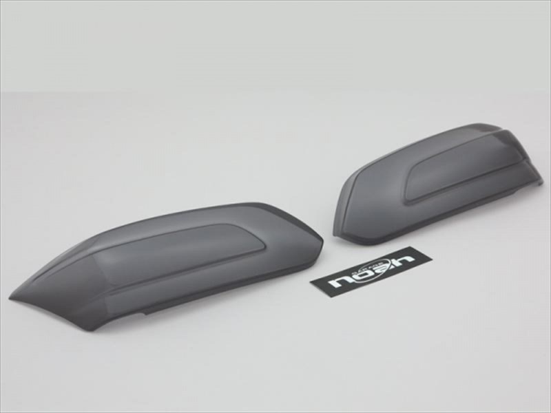 【ステッカー付】コペン ローブ LA400K テールランプカバー 左右2点セット カラー：ダークスモーク