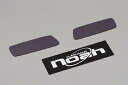 【ステッカー付】N-BOXカスタム JF3/4 後期モデル用 フォグランプカバー カラー:ライトスモーク(2)