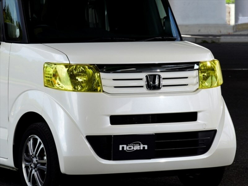 ｢ステッカー付｣ N-BOX JF1/JF2 ヘッドライトカバー 左右2点セット カラー：イエロー