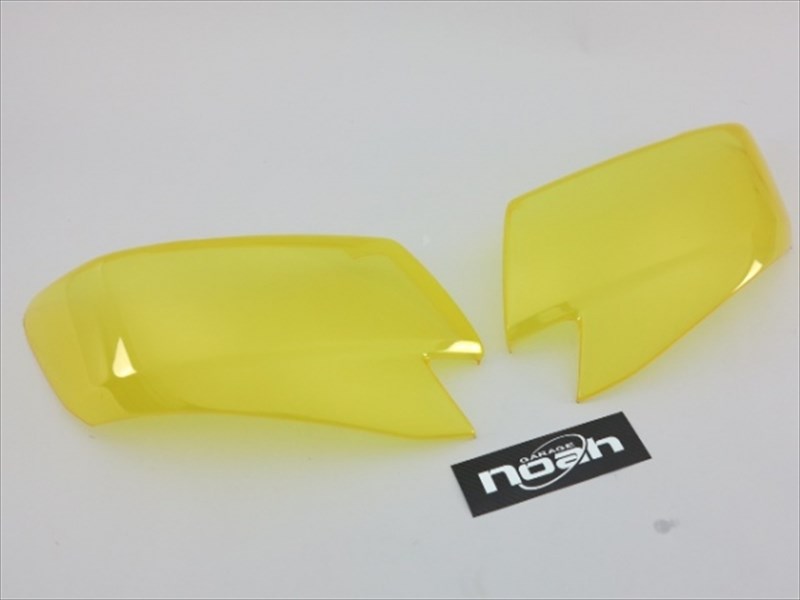 【ステッカー付】タントカスタム LA600S ヘッドライトカバー 左右2点セット カラー：レモンイエロー